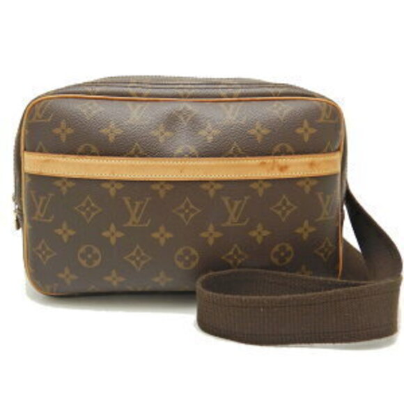 Louis Vuitton Monogram Reporter Shoulder Bag Brown - Picture 10 of 10